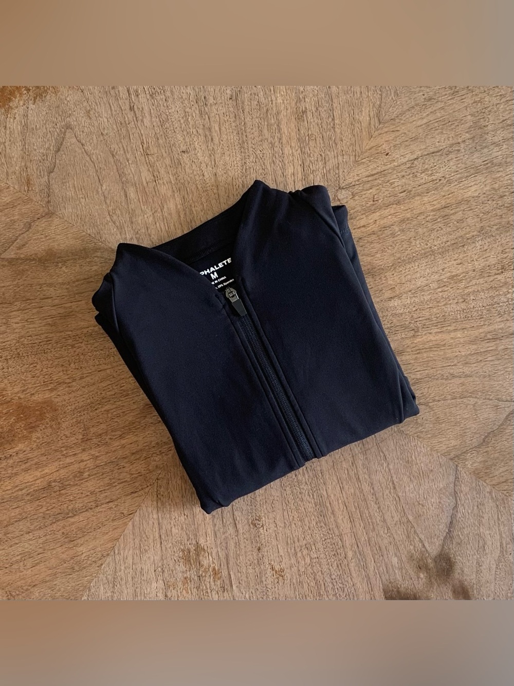 Alphalete Black Aura Sculpt Zip Up Jacket